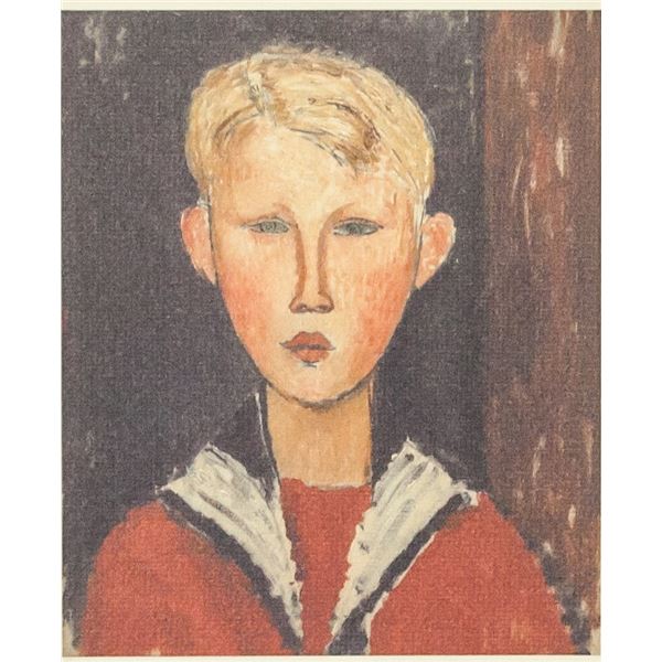 Amedeo Modigliani Italian Signed Lithograph X/C