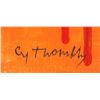 Image 4 : Cy Twombly American Oil on Canvas