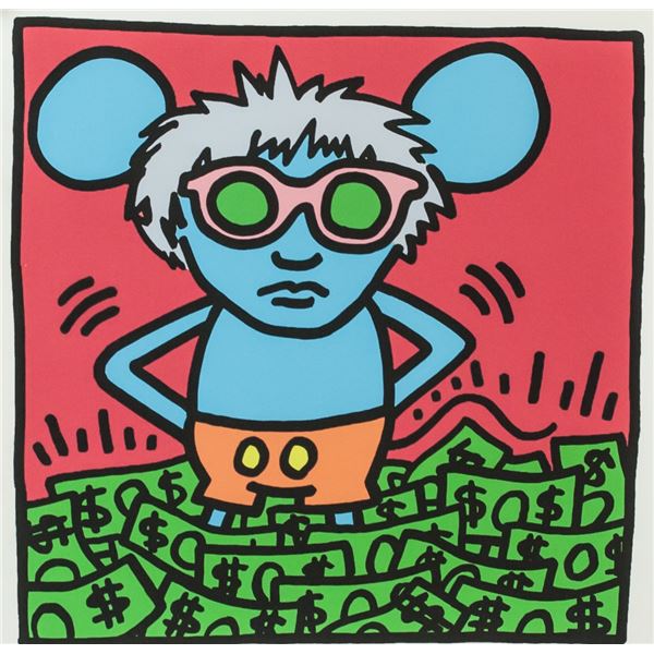 Keith Haring American Signed Lithograph 3/300