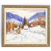 Image 2 : E. Young Acrylic on Canvas Landscape