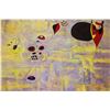 Image 1 : Joan Miro Spanish Surrealist Mixed Media on Canvas