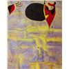 Image 3 : Joan Miro Spanish Surrealist Mixed Media on Canvas