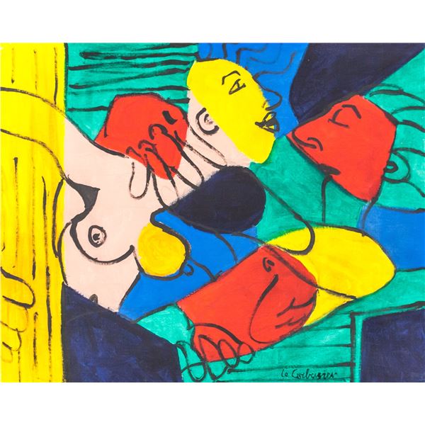 Le Corbusier Swiss-French Oil on Canvas