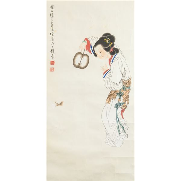 Xu Cao 1899-1961 Chinese Watercolor