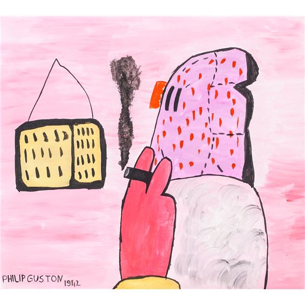 Philip Guston Canadian-American Oil on Canvas