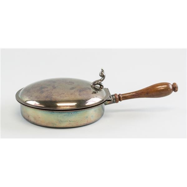Sheffield Silverplate Warming Pan and Tortilla Bag