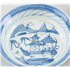 Image 3 : Three Chinese Blue & White Porcelain Plates 18th C