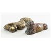 Image 1 : Lot of Two Chinese Jade Carved Toggles