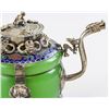 Image 4 : Jade Teapot with Silver Trimming and Lid