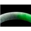 Image 5 : Chinese Green Jadeite Carved Bangle