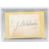 Image 1 : Ed Delahanty 1867-1903 American Autograph Card