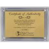 Image 3 : Lou Gehrig Autographed Cut Card with COA