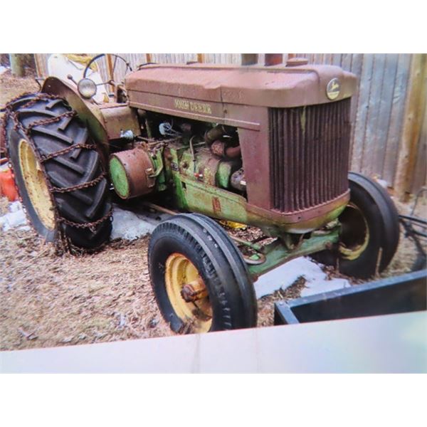 JD Mdl AR Tractor S# 283944 w V Style Snowblower Last Time Running was 3 Years Ago- Carbureator Miss