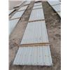 Image 2 : Approx 4269 Square Feet of Grey Used Sheet Metal Cladding - 58 Sheets 24" x 27' - 2 Bundles - One Mo