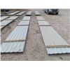 Image 1 : Approx 4465 Square Feet Grey Used Sheet Metal Cladding- 60 Sheets - 25" Long- 2 Bundles- One Money f