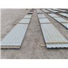 Image 1 : Approx 4408 Square Feet Grey Used Sheet Metal Cladding - 60 Sheets 24" x 25' Long- 2 Bundles - One M