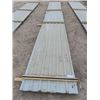 Image 3 : Approx 4408 Square Feet Grey Used Sheet Metal Cladding - 60 Sheets 24" x 25' Long- 2 Bundles - One M