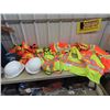 Image 1 : 10 Safety Vests, & 3 Safety Hard Helmets