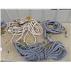 Image 2 : 5 Safety Harnesses- Ropes W Clamps/Clasps