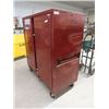 Image 2 : Metal Job Box on Wheels w Shelving & Castors 68"H 60"W & 30" D