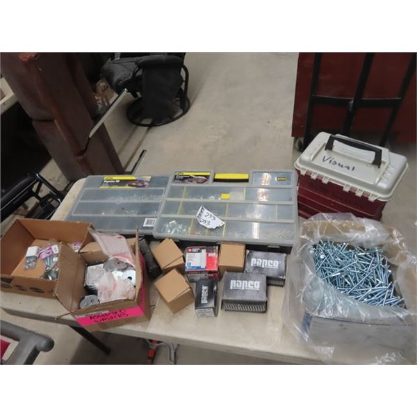 Variety of Screws, Organizers, Bolts, Plus More!