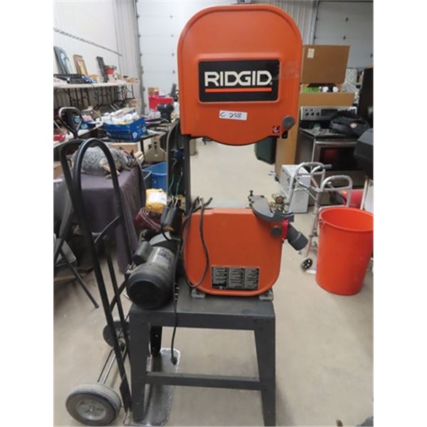 Ridgid Mdl BS 14002 Floor Band Saw 3/4HP Some Damage - In Pic 2 & 3