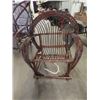 Image 1 : Beautiful Bent Willow w Horn  Design Chair