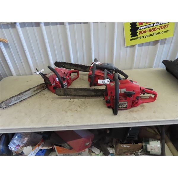 3 Shindaiwa Chainsaw - Fixer Uppers 1) 488 1) 360 1) 251