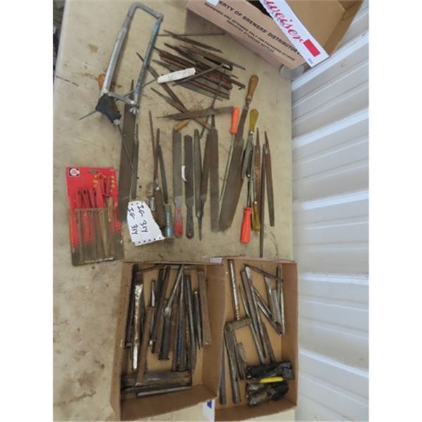 Chisels, Files, Punches, & Hack Saw