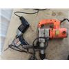 Image 2 : 4 Power Tools - B &D 5/8" HD Drill, Hammer Drill, &  2 Small Drilla