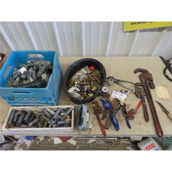 Pipe Wrenches, Pipe Bender, Pipe Fittings PCV & Brass