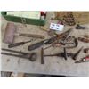 Image 3 : FIshing Tackle - Old Wood Hammer, Tools, Soldering Gun, Screwdriver, Auger Bits Plus More!