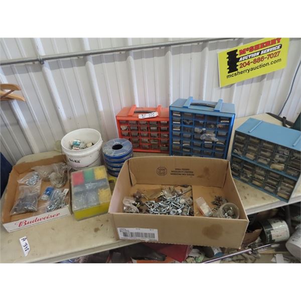 Full Organizers of Hardware, Screws Electrical Related, Bolts, Nuts & Nails