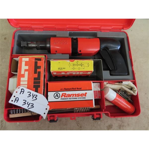 Hilti DX400B w Case & Accessories