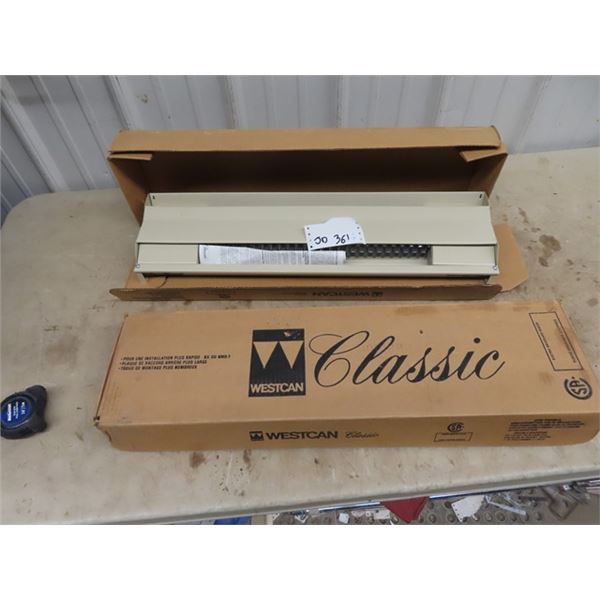 2 New Elec Baseboard Heaters 27" L