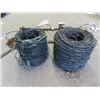 Image 2 : 2 Partial Rolls Barbed Wire & 2 Fence Wire Stretchers