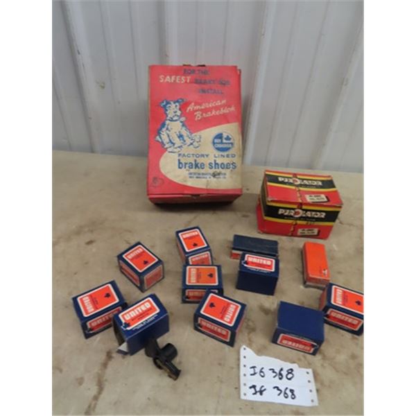 Vintage Parts w Boxes, Brakes, Filter, Ignition Plus More!