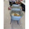 Image 2 : Double Galvanized Wash Tub on Stand