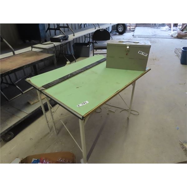 Drafting Table 30" x 42" , & Filing Cabinet