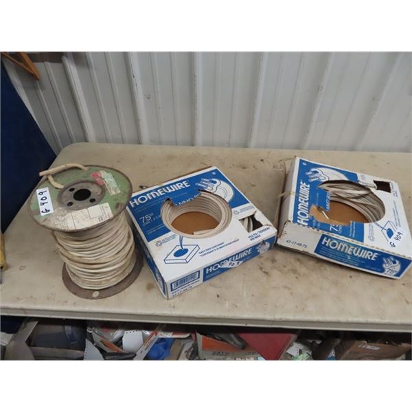 3 Rolls Elec Wire 1) 14/3 & 2 Are 14/2