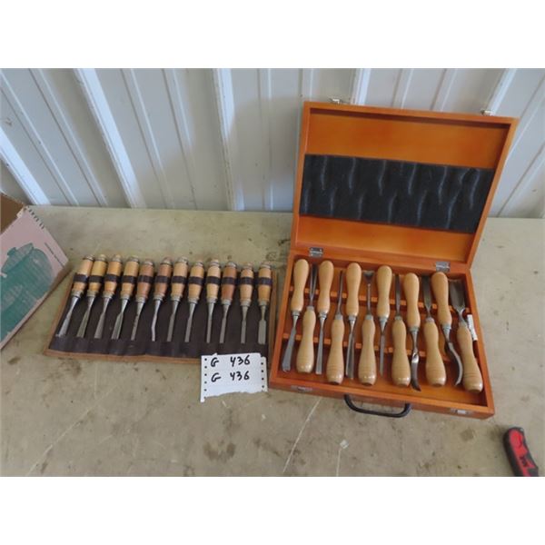 New 2 Wood Carving Sets