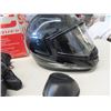 Image 2 : New SHC Snowmobile XL Helmet & New Kodiak Leather Snowmobile Gloves