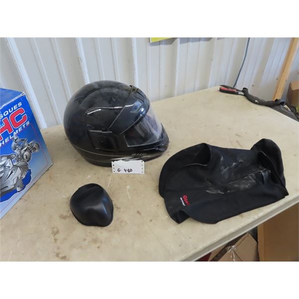 New SHC Snowmobile Helmet & Balaclava Size XL