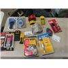 Image 1 : Distance Measurer, Circut Detector, Chalkline, Lazer Guide for Mitre Saw, Plumb Bob Setter Plus More