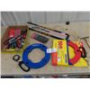 Image 1 : 2- 100' Fish Tape, Screw Drivers, Pry Bar Set, Plus More