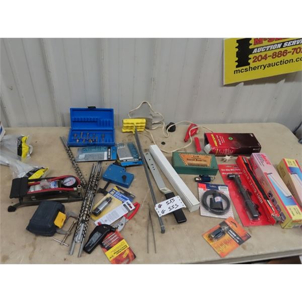 Mini Pump, Bilge Pump, Wire Jig, Air Pump, Router Bits & more!