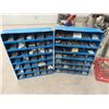 Image 1 : 2 Metal Bolt Bins, 35 Pigeon Holes - 25" x 33" w Product , Nuts, Bolts, Washers & Hardware