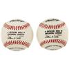 Image 2 : Juan Marichal and Gaylord Perry Single Signed Ba