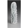 Image 1 : CHINESE CARVED JADE/HARDSTONE FIGURE OF GUANYIN