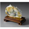 Image 2 : CHINESE CARVED JADE/HARDSTONE BUDDAI GROUP